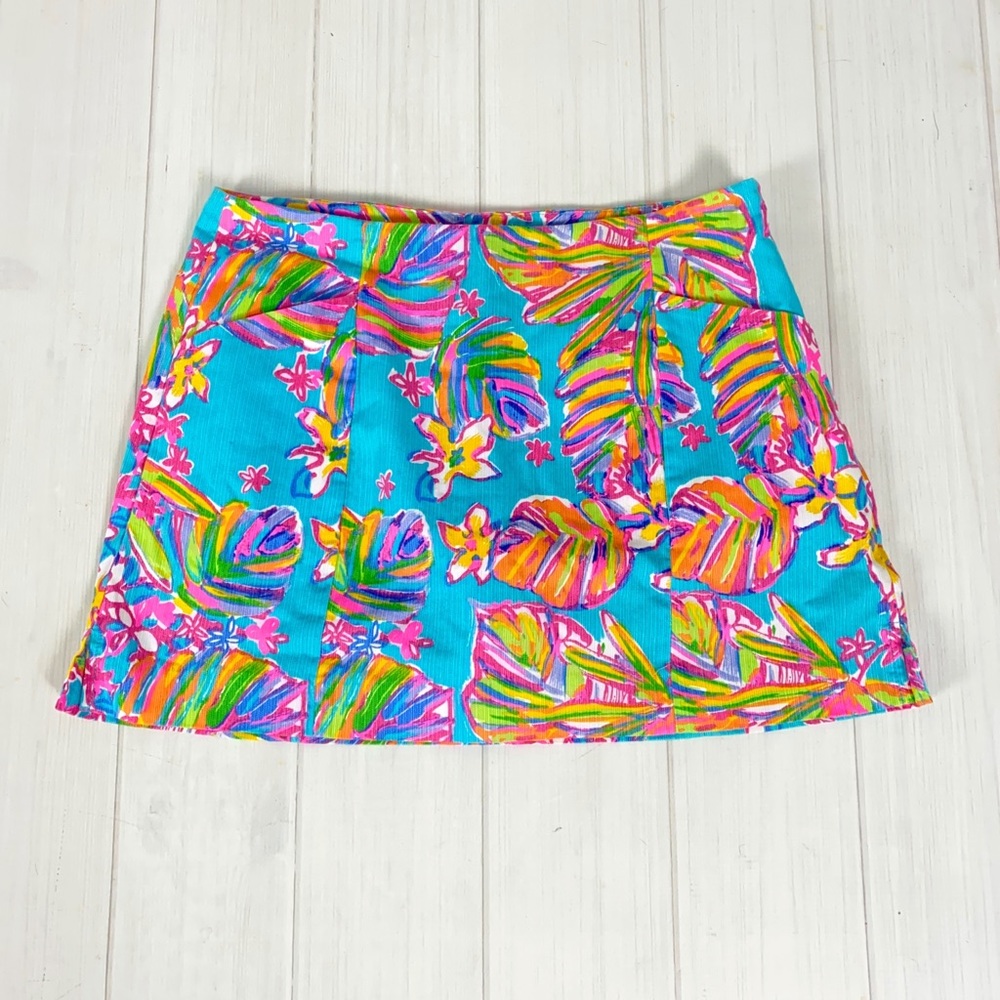 Lilly Pulitzer Summer Haze January Skort 4 blue